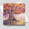 Autumn Glow - Blank greetings card with envelope