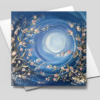 “Cherry Blossom in the Moonlight” - Blank greetings card, with envelope