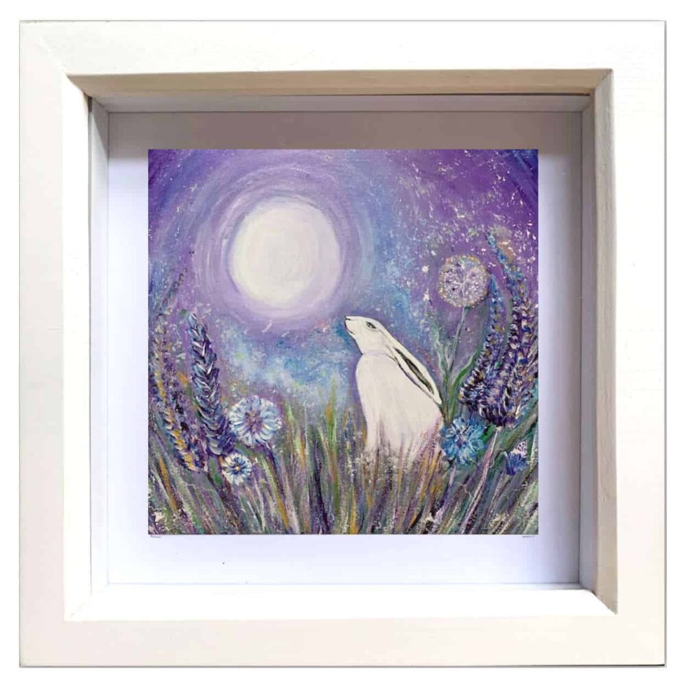 Dandelion Moon Framed Art Card