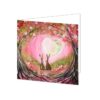 Entwined Hearts – Blank greetings card with envelope