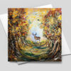 Guardian of the Forest - Blank Greeting Card with envelope