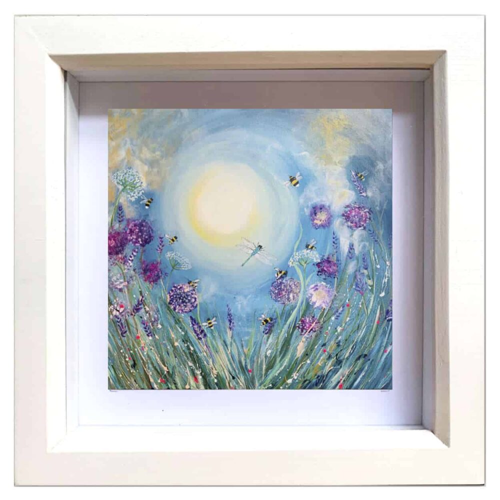Here Comes the Sun Framed Art Card