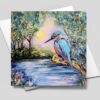 Kingfisher Prince - Blank Greeting Card with envelope
