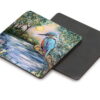 Front:back mock up Kingfisher Prince coaster