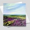 Lucky Heather – Blank greetings card with envelope