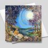 My Sun, My Moon and All My Stars - Blank greetings card with envelope