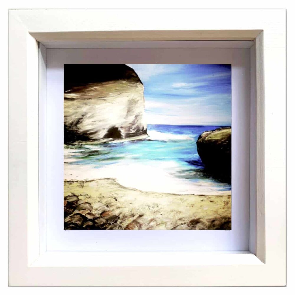 Sea Caves Framed Art Card