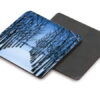 Front:back mock up Snow Clad Trees coaster