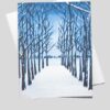 Snowclad-Trees.jpg Snowclad Trees - Blank greetings card with envelope