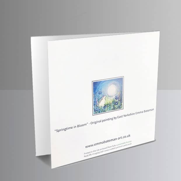 Spring in Bloom - Blank greetings card, with envelope