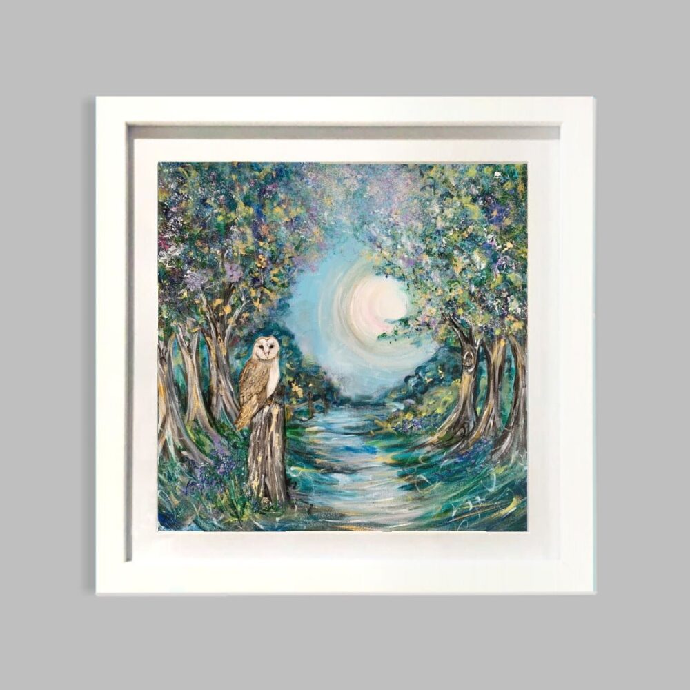 ramed Print Mock Up The Night Watcher