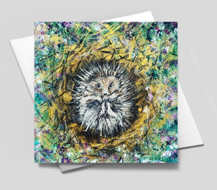 Waking up to Spring - Blank greetings card with envelope