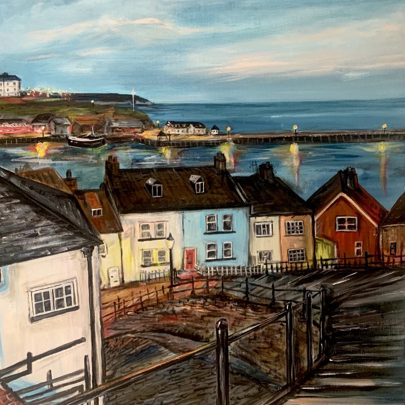 Whitby Abbey Steps Greetings Card Whitby Abbey Steps Greetings Card