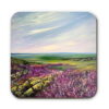 Coaster Front Mock Up Yorkshire Moors Lucky Heather coaster
