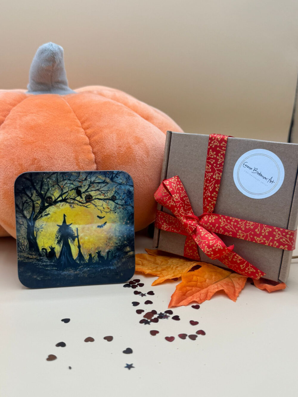 Witch Coaster set Up Witch Coaster