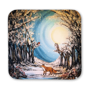 A Christmas Gathering Coaster A Christmas Gathering Coaster