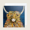 Hamish the Highland Cow card