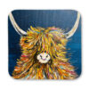 Hamish the Highland Cow Coaster