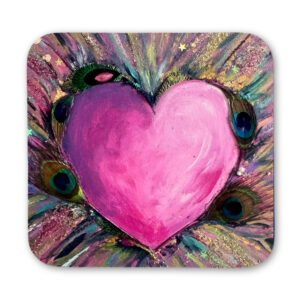 Sparkling Heart Coaster
